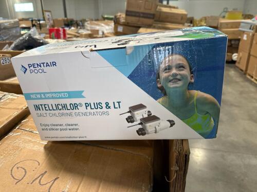 Pentair pool salt chlorine generator, crockpot, print cartridge, filters, box of Fujifilm, clean guard, & More