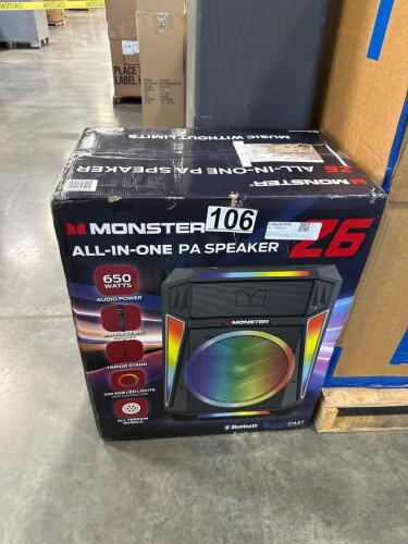 Monster all in one PA speaker