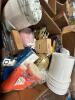 5 gallon bucket, boots, MAT, rug, bamboo cutting board, football helmets used, bedding, Mom cozy blankets, Z &ndash; folio, DVDs, pillows, knife set, & More - 3
