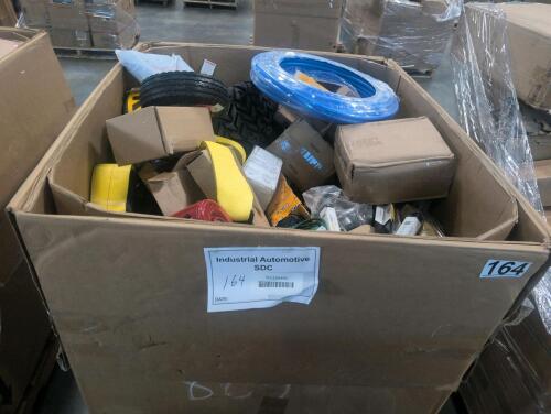 Industrial/automotive, tires, strap tiedowns, extension cord, hose, tools, stakes and more