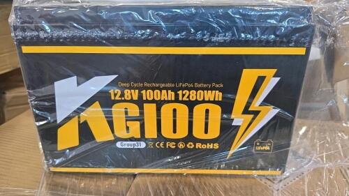 Pallet of batteries