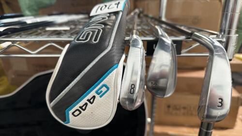 Ping G440, SRIXON8 iron, 56 Callaway, TAKOMO number three