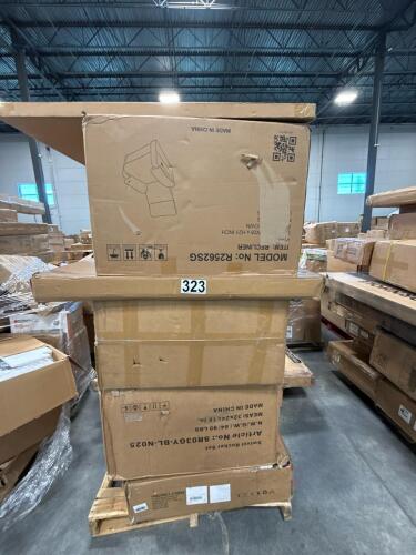 Miscellaneous furniture, recliner, shelving pieces, & More