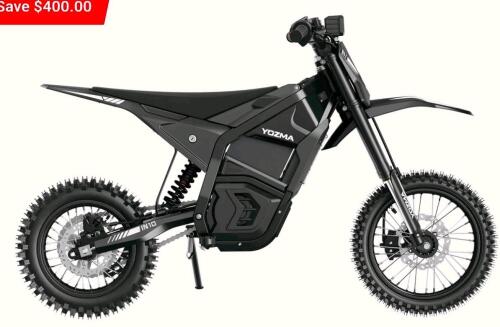 YOZMA IN 10 electric dirtbike, black