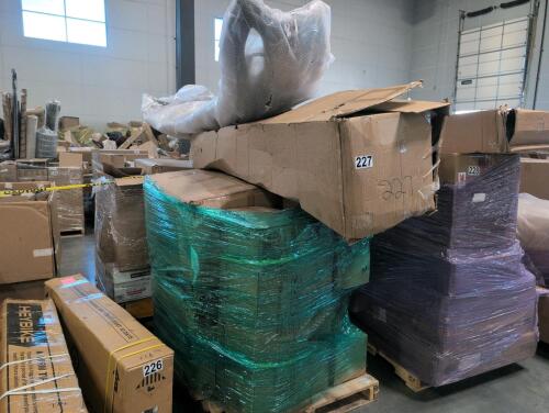 Miscellaneous automotive parts, furniture, compressed furniture