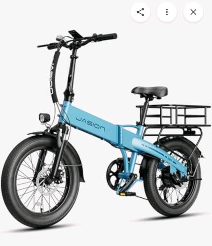 JASION EB6 E bike, Dusty blue