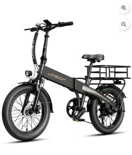 JASION EB6 E bike, metallic black