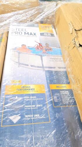 Water dispenser, fire table, swimming pool, trampoline piece, walker and more