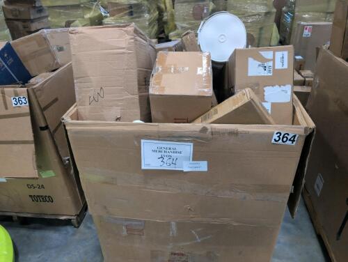 buckets, beverage, cooler, rolled rug and more