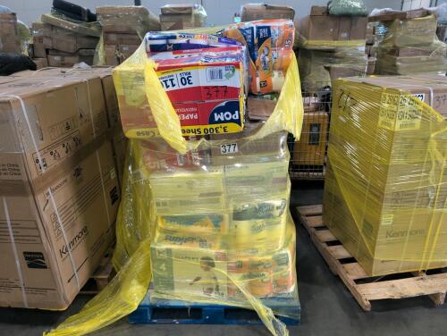 Paper towels, diapers, bounty, marathon, and more