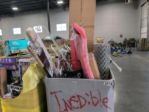 Kids kayak, slide, dolly cart, more dollies, aluminum fence post, chain-link,