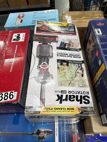 Pioneer boom box, slushy machine, vacuums, TV wall mount