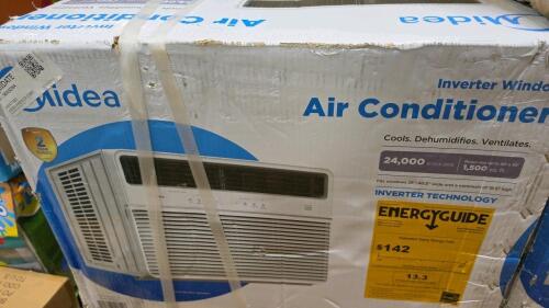 midea air conditioners (2), Marcy deluxe utility bench, 10x20 instant canopy