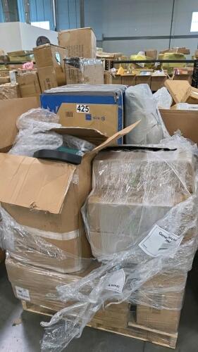 Fridge, rug, miscellaneous furniture, scrubbing pads, Greenfield outdoor fitness, & More