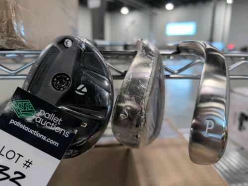 TaylorMade qi40 and XXI0 sandwich and pitching iron new golf clubs