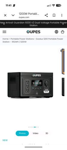 Oupes portable power station S1