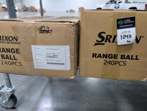 (2) boxes of Srixon range balls (240 balls in each)