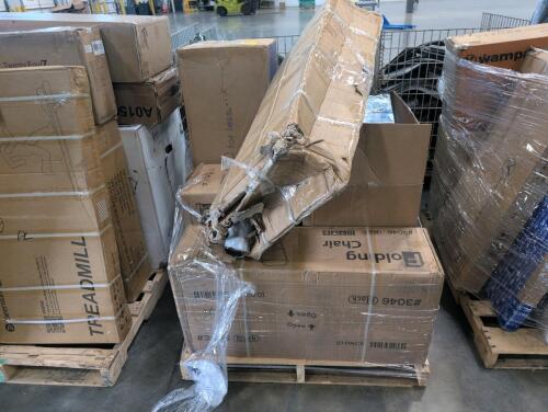 Folding chairs, ARCCAPTIAN MIG 200 welder, queen mattress, REKT executive gaming linear diffuser, & More