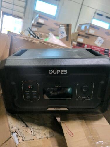 Speaker, OOUPES power unit open box, crockpot, camera, & More
