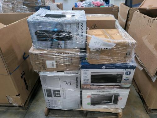 Multiple microwaves, rim, Maxfli portable travel cover, under Ryobi snowblower, ceiling fan, instant pot vortex plus, and More