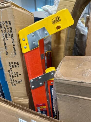 phillips 60" tv, Werner ladder, bumper parts,