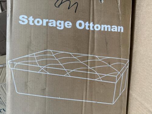 Clamshell containers, undergarments, mist furniture, storage ottoman, & More