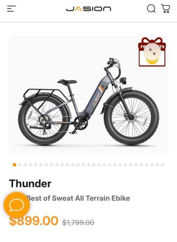 JASION Thunder e bike , dark blue