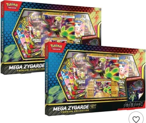(2) Pokemon Mega Zygarde ex Premium sealed