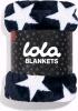 Lola blanket original Star-Spangled Navy medium 50x60" - 3