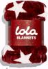 Lola blanket original Star-Spangled Scarlet medium 50x60" - 3