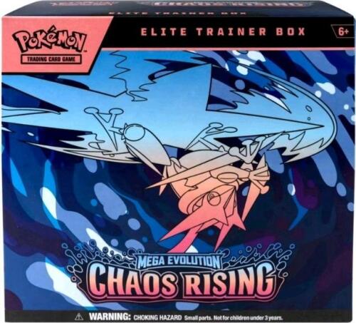Pokemon mega evolution chaos rising elite trainer box, sealed