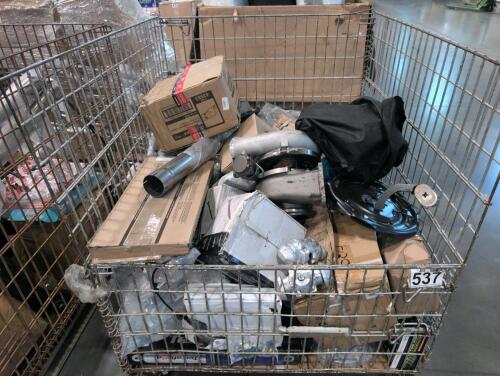 industrial and automotive, turbo, PVC parts, muffler, brake shoes, struts, and more