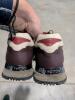 Leather Monogram Sneakers Louis Vuitton G0 0144 Shoes Run Away Burgundy, authentic size 7.5 - 3