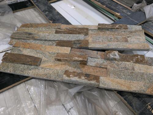 Pallet of brightside ledger stone IM1308XZRB approximately 240 pieces