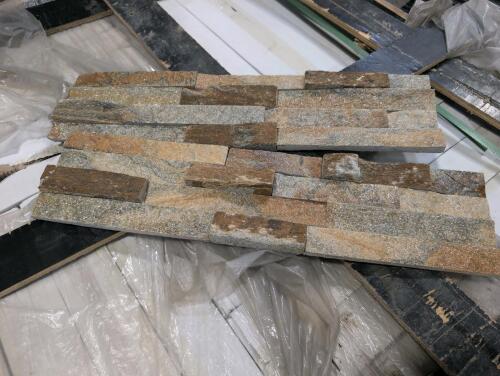 Pallet of brightside ledger stone IM1308XZRB approximately 240 pieces