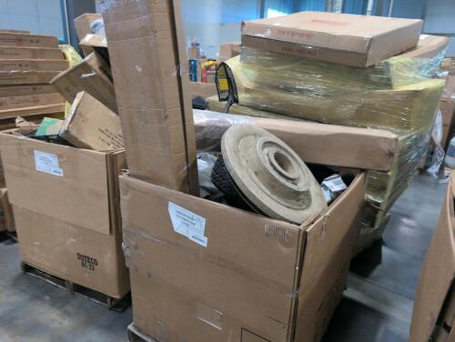 Industrial/automotive, shovel, inboard piece, car parts, tires, industrial hose, steel stair risers, lighting, & More