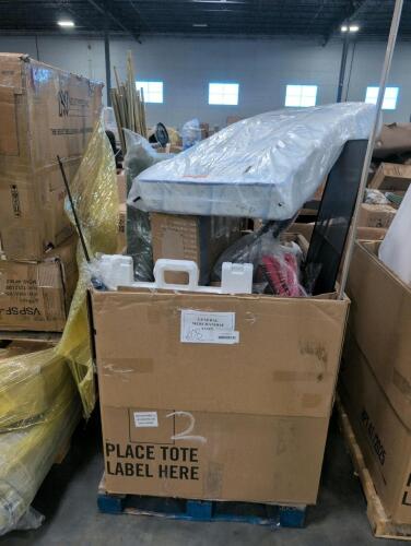 Crib mattress, this lady furniture, cushion, Ruger Hawk, bamboo poles, signage piece, wooden ashtray, bags, & More
