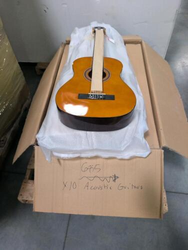 10 acoustic guitars