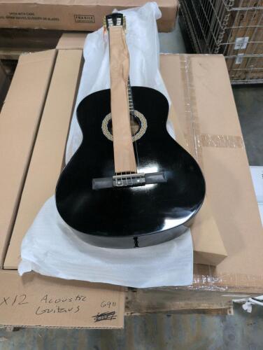 12 acoustic guitars