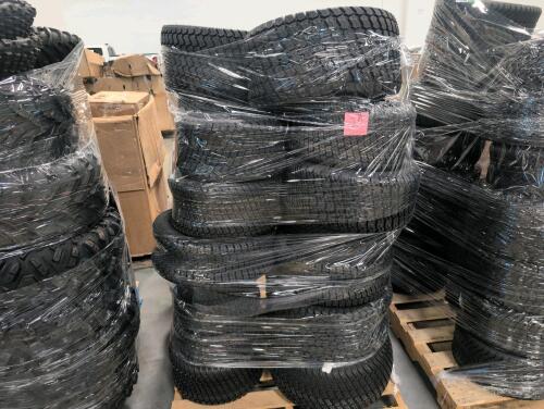 25 small golf cart style tires