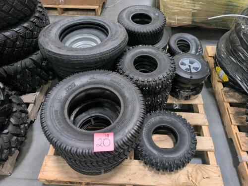 20 small tires