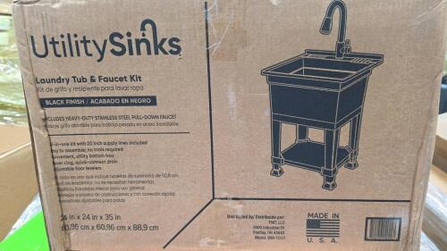 Utility sink, kitty box, PLT lighting, miscellaneous furniture, cabinet, miscellaneous furniture & More
