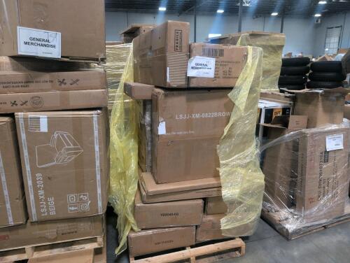 Storage box, miscellaneous furniture, sofa sectional piece not complete, & More