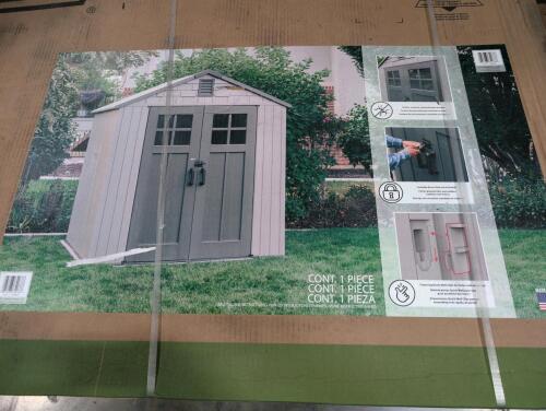 Lifetime outdoor storage shed, 60512