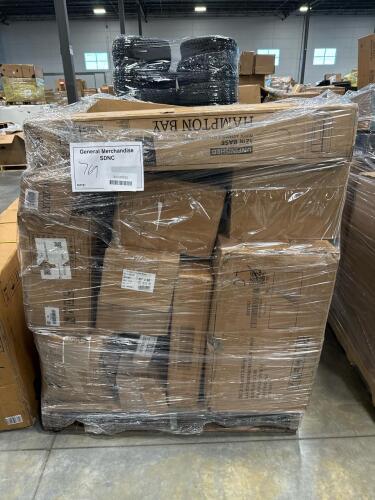 Hampton Bay cabinet, cordless vinyl mini blinds, ELENKER, general, storage box, portable heater Mr. heater, & More