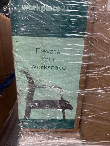 Ergonomic guest chair, miscellaneous furniture, box of shoulder dollies, waste disposal, & More