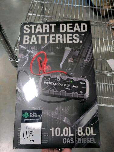 Start dead batteries Noco Boost X