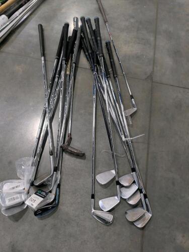 golf irons some new and mostly used