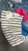 Nice for clothing: on shoes, Adidas, puma, Rock, TECOVAS, FRY E, Fulton air, Vince Camuto, Peter Millar, Adidas, Kilburn and Finch, Lili Pulitzer, Montana West, ARITZIA, Eileen Fisher, true religion, REISS shoes, GSTAR, & More approximately 90 pieces - 10