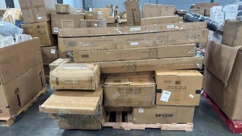 Miscellaneous furniture, treadmill T532A, headboard, chair, paddleboard, pet bathtub, & More